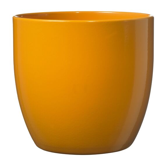 Soendgen Keramik Blumenübertopf, Basel Full Color, apfelsine, 19 x 19 x 18 cm, 0069/0019/2060