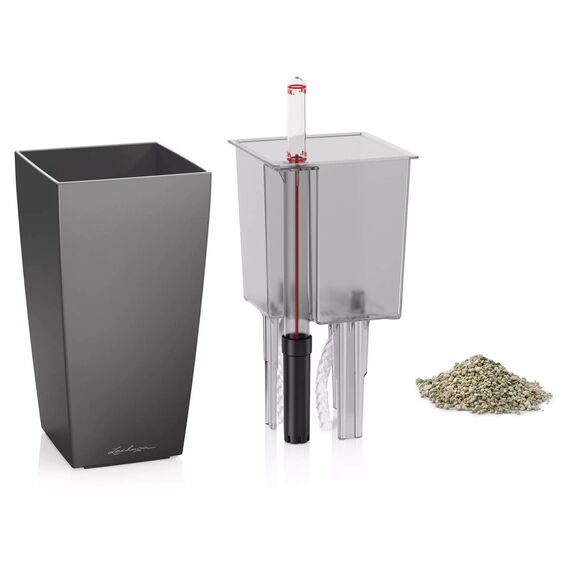 Lechuza Mini-Cubi Komplettset Anthrazit Metallic