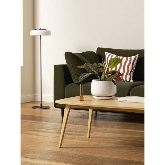 LE TAUCI Keramik Blumentöpfe mit Untersetzer, 10+13+16 cm Durchmesser Klein Blumentöpfe Set, 3er Set Übertöpfe für Zimmerpflanzen, Pflanztöpfe mit Abflussloch, Reaktive Glasur Beige