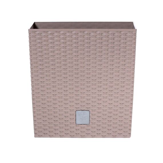 7 -Liter -Zeit Pot mit Eimer zu pflanzen in der MOCCA -Farbe 20 x 20 x 20,2 cm.