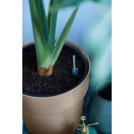 elho B.for Original Rund 30 - Blumentopf für Innen - Ø 29.5 x H 27.3 cm - Grau/Warmes Grau