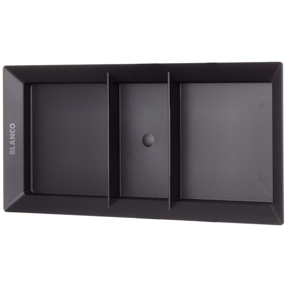 BLANCO SELECT Eimerdeckel 15 Liter | Kunststoff schwarz | Deckel zur Eimerabdeckung und Sammlung von Kleinteilen | Perfekt auf BLANCO SELECT II und FLEXON II abgestimmtes Design