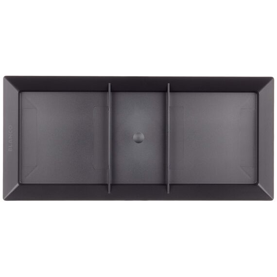 BLANCO SELECT Eimerdeckel 15 Liter | Kunststoff schwarz | Deckel zur Eimerabdeckung und Sammlung von Kleinteilen | Perfekt auf BLANCO SELECT II und FLEXON II abgestimmtes Design