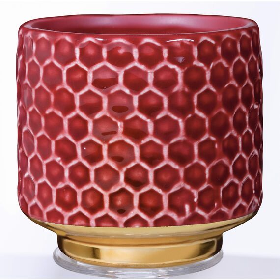 Bloomingville Blumentopf Home | Pflanztöpfe | Farbe für Innen | Retro Kreativ S (10 cm Ø) | Rot Keramik