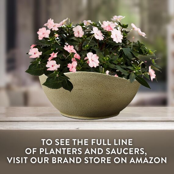 Classic Home and Garden 573D-120 Arc Pot Ãœbertopf Stone