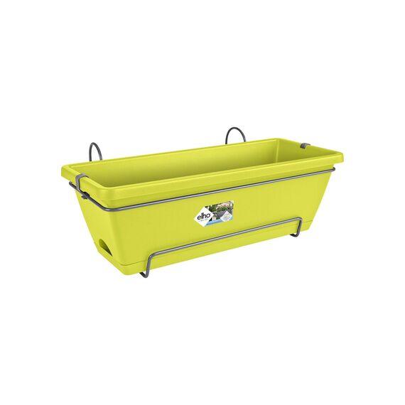Elho Barcelona Allin1 50 - Planter - Lime Green - Outdoor & Balcony - L 50 x W 28.6 x H 21.4 cm