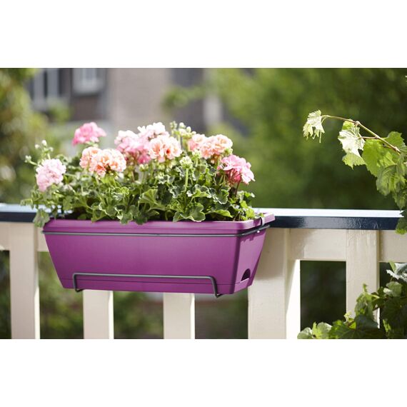 elho 5011805023500 50cm Barcelona Allin1 Planter, 19.68'', Cherry