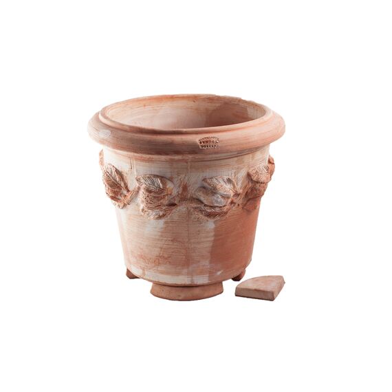Teramico Blumentopf Pflanzgefäß Übertopf Terracotta FROSTFEST QUALITÄTSWARE Conca Limoni (30cm)