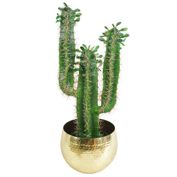 Großer Blumentopf aus Metall, 22 x 18 cm, gehämmert, silberfarben, gerader Rand, 22 x 18 cm