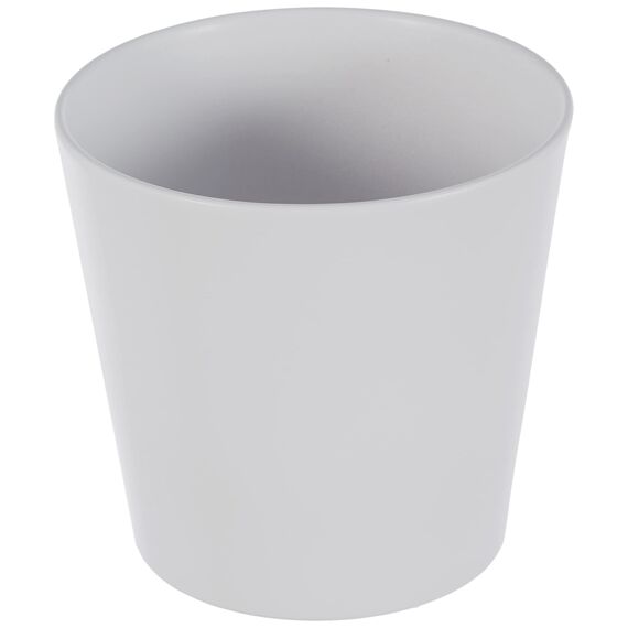 Soendgen Keramik Blumenübertopf, Dallas Esprit, weiß, 14 x 14 x 13 cm, 0078/0014/0847