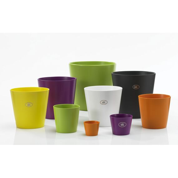 Soendgen Keramik Blumenübertopf, Dallas Esprit, weiß, 14 x 14 x 13 cm, 0078/0014/0847