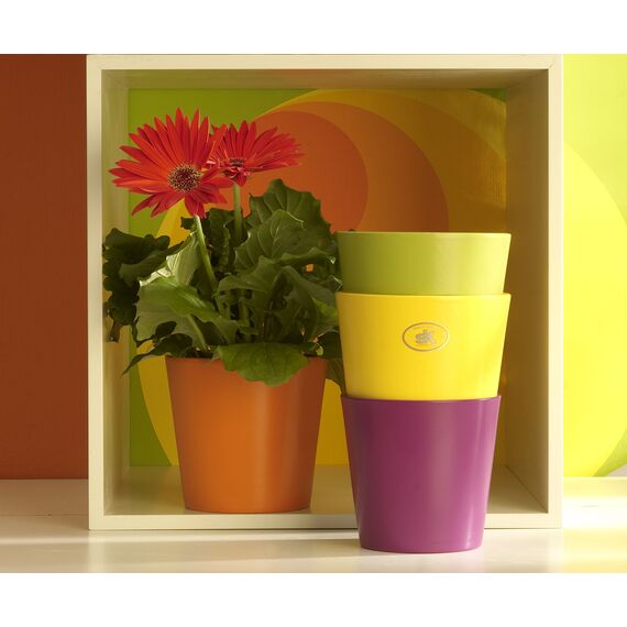 Soendgen Keramik Blumenübertopf, Dallas Esprit, venusviolett, 19 x 19 x 18 cm, 0078/0019/1863