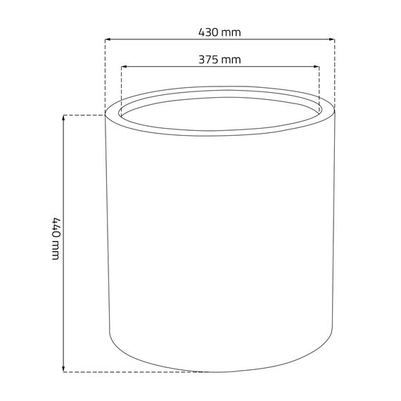 Curver Garten Pflanzentopf