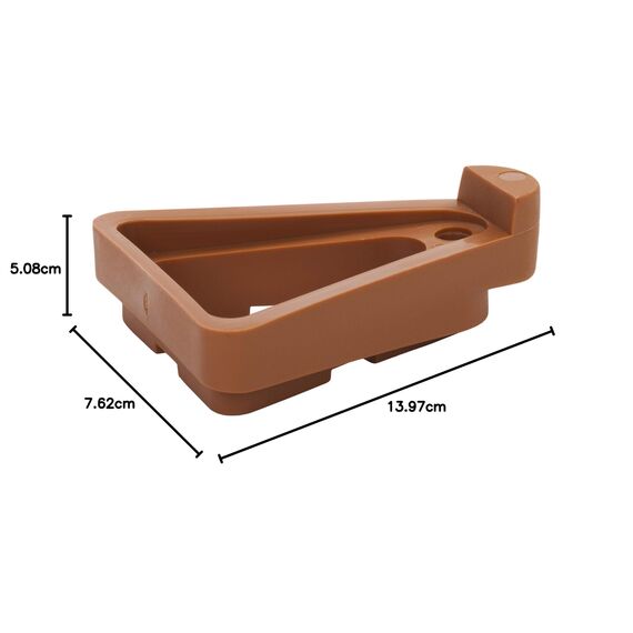 Bosmere Topfkappen, Terrakotta, 6 Stück