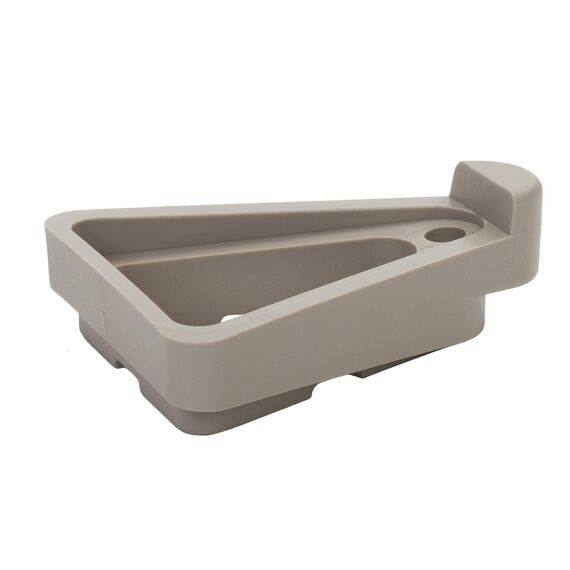 Bosmere Topfzehen, Pflanztopferhöhungen für Innen- und Außenbereich, verhindern Flecken und Verrotten auf Holz, Zement und Fliesen - Hellgrau (12 Stück)