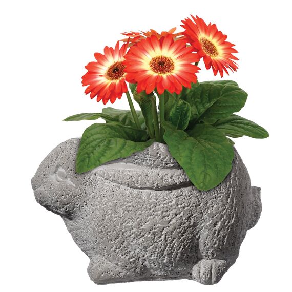 Classic Home & Garden 9/3442/1 Cement Buddies Pflanzgefäß für Kaninchen, groß, naturfarben