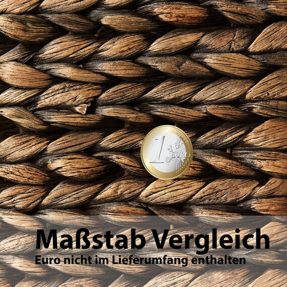 Gartenfreude Pflanzgefäß Wasserhyazinthe, 77 x 28 x 28 cm, inkl. wasserdichtem Kunststoffeinsatz, braun