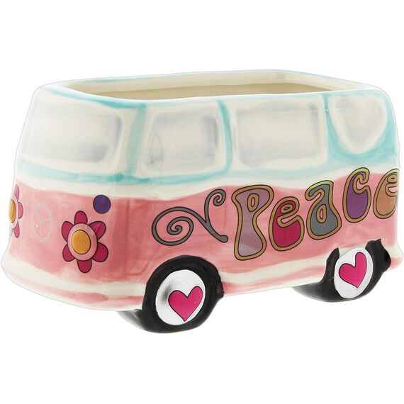 The Bridge Collection Hippie-Fahrzeug-Pflanztopf (Friedensbus)