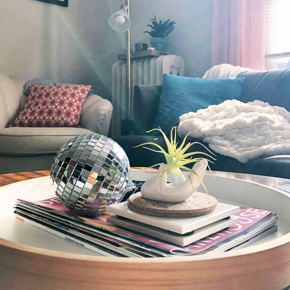 Dahey Zondam Air Plant Pot Keramik Tillandsia-Halter Hand White