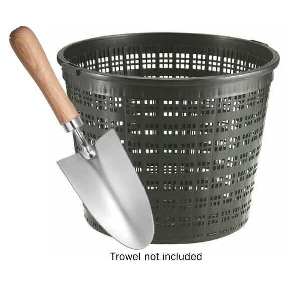 Little Giant 566556 UPB-1212-PW Quadratischer Wasserpflanzkorb für Teiche, 28,8 cm quadratisch x 18,7 cm hoch, schwarz, 566556