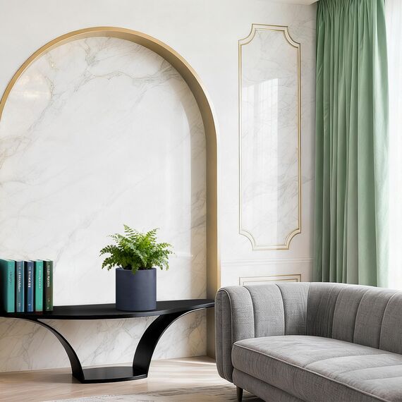 Kante Moderne zylindrische Pflanzgefäße aus Beton, 24,9 cm Durchmesser, Anthrazit