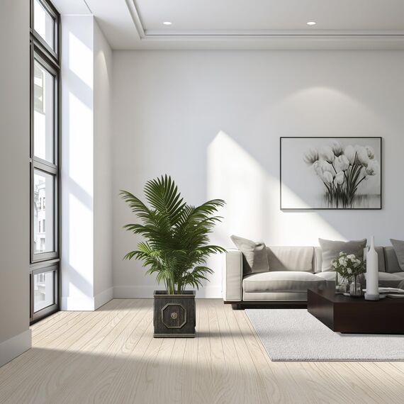 Kante Quadratischer Löwenkopf-Pflanztopf aus Beton, klassischer englischer Stil, Pflanztopf mit Ablaufloch und Gummistopfen für drinnen und draußen, Garten, Terrasse, Zuhause, 32 x 32 x 32 cm,