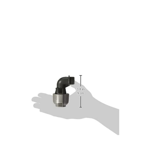 Gardena Sprinklersystem L-Stück mit Außengewinde: Verbindungsstück für Anschluss am Rohrende, 25 mm x 3/4 Zoll, Quick&Easy Verbindungstechnik, selbstdichtende Gewindeverbindung (2781-20)