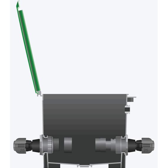 Gardena Sprinklersystem Verbinder: Verbindungsstück für Rohranschluss an Bewässerungsventile und Direktanschluss an Hausinstallation, 25 mm x 1 Zoll-Außengewinde, Quick&Easy Verbindung (2763-20)
