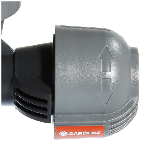 Gardena Sprinklersystem L-Stück: Rohrverbinder für Richtungsänderung des Verlegerohrs, 25 mm, Quick&Easy Verbindungstechnik, kompatibel mit Gardena Verlegerohre 25 mm, werkzeuglose Montage (2773-20)