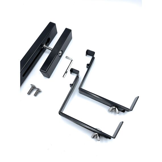 Hold It Mate Universal Planter Box Bracket Set & Mounting Rail (20")