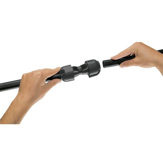 Gardena Sprinklersystem Verbinder: Verbindungsstück für Rohrverlängerung des Verlegerohrs, 25 mm, Quick&Easy Verbindungstechnik, werkzeuglos installierbar mit Gardena Verlegerohre 25 mm (2775-20) standard
