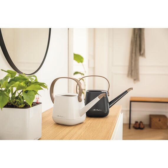 LECHUZA YULA Gießkanne1,7l schiefergrau-Taupe, 30x14x22 cm