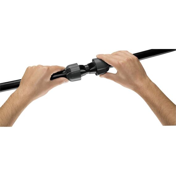 Gardena Sprinklersystem Verbinder: Verbindungsstück für Rohrverlängerung des Verlegerohrs, 25 mm, Quick&Easy Verbindungstechnik, werkzeuglos installierbar mit Gardena Verlegerohre 25 mm (2775-20) standard