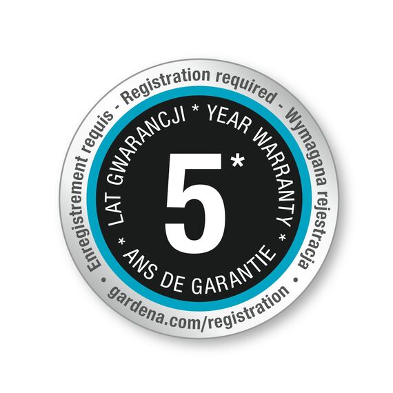 Gardena Reparator-Satz 13 mm (1/2 Zoll) und 15 mm (5/8 Zoll): Schlauchreparatur einfach ohne Werkzeug, Power Grip, speziell geformte Klemmmutter (18280-20)