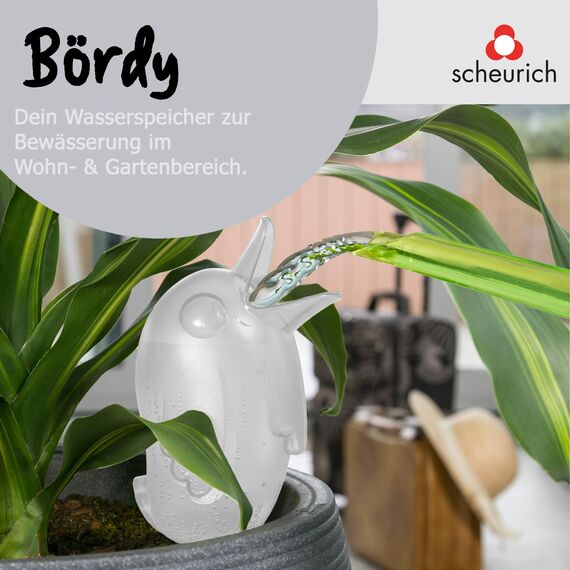 Scheurich Pflanzen-Accessoire Bördy S, Transparent/Clear 90 ml, höhe 15 cm