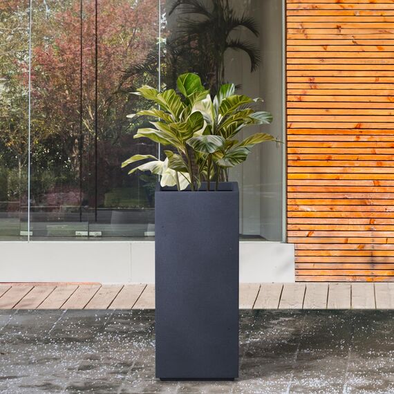 Kante RF0002A-C60121 Leichter Beton, modern, rechteckig, Anthrazit