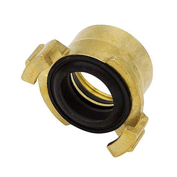 VARIOSAN Schnellkupplung Innengewinde 12265, 3/4" IG, Messing blank, System Geka