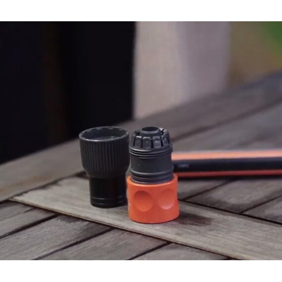 Gardena Profi-System-Schlauchstück, 30 x 20 x 20 cm, 2er Pack, Orange, Kunststoff, Made in Germany