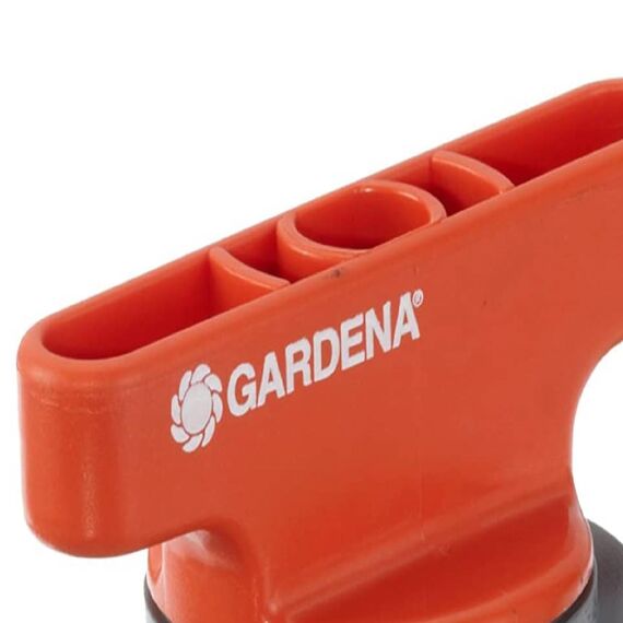 Gardena Kupplung mit Regulierventil: Schlauchkupplung zum Regulieren oder Absperren des Wasserdurchflusses im Schlauchverlauf, Reichweitenbestimmung von Regnern, verpackt (2976-20)