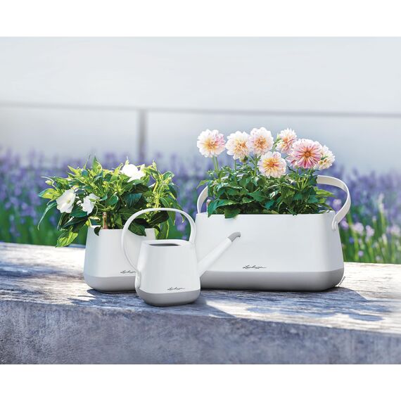 LECHUZA YULA Gießkanne1,7l schiefergrau-Taupe, 30x14x22 cm