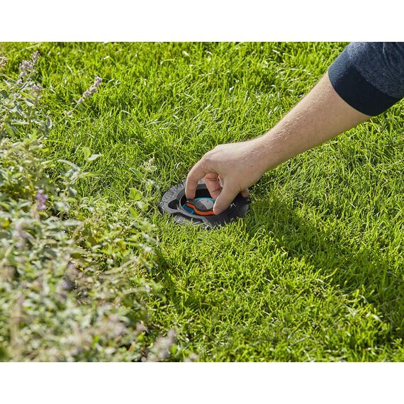 Gardena Sprinklersystem Regulier- und Absperrdose mit 3/4 Zoll-Außengewinde: Zur stufenlosen Regulierung oder Absperrung des Wasserdurchflusses, für einzelne Regner oder Gruppen (08264-20)