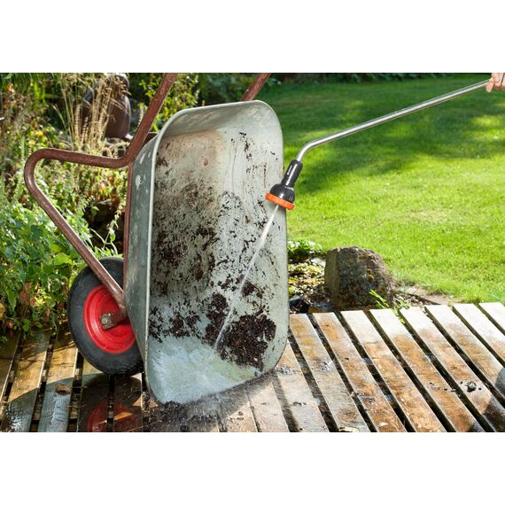 Gardena Profi-System-Spritz-Gießstab: Stab-Gartenbrause für einen höheren Wasserdurchfluss, regulierbarer Wasserstrahl, Länge 92 cm (2849-20)