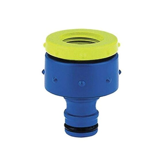 TATAY Wasserhahn-Anschluss, 3/4-1/2 Zoll, blau, 3/4-1/2 Zoll