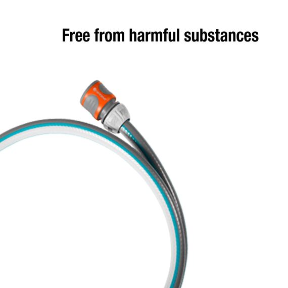 Gardena Anschlussgarnitur Classic 13 mm (1/2 Zoll), 1,5 m: Schlauchadapter zum Anschluss des Schlauchwagens, Schlauch mit Systemteilen, 22 bar (18011-20)