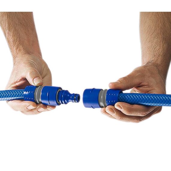 Tatay Doppelstecker, Kunststoff, Blau, 2,6 x 5,7 cm