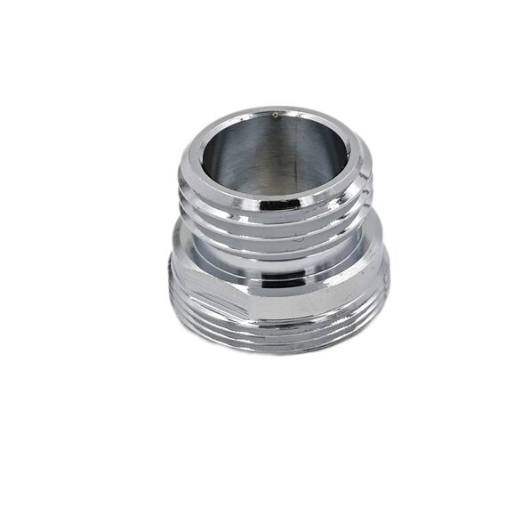 SpiceFlow | Hahnadapter M24 AG auf 1/2" AG | Chrom/Messing