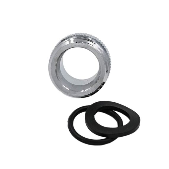 SpiceFlow | Hahnadapter M24 AG auf 3/4" AG | Chrom/Messing