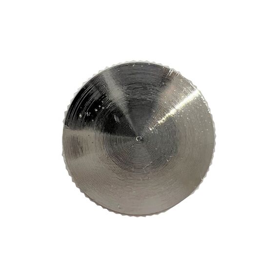 SpiceFlow Endkappe gerändelt 1/2" IG Chrom/Messing