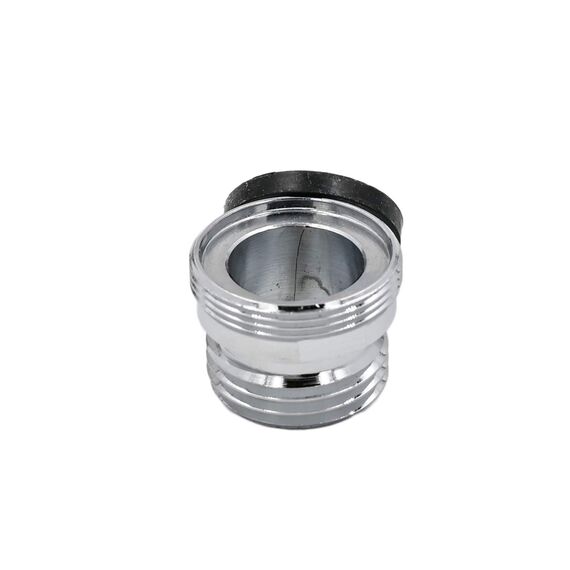 SpiceFlow | Hahnadapter M24 AG auf 1/2" AG | Chrom/Messing