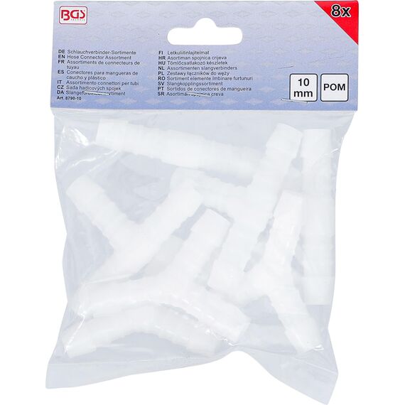 BGS 8790-10 | Schlauchverbinder-Sortimente | kraftstoffbeständig | 10 mm | 8 tlg.